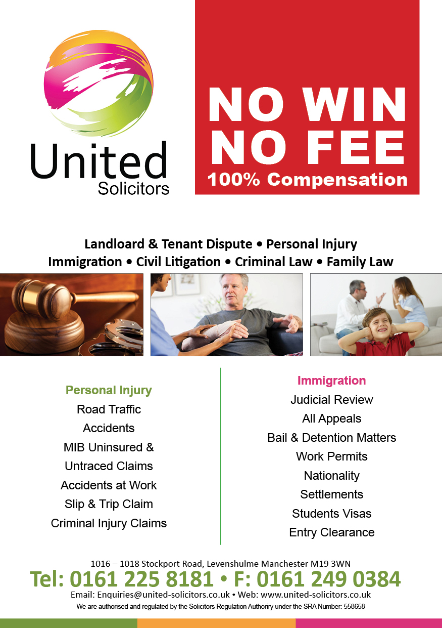 No Win No Fee Personal Injury Solicitors in Manchester